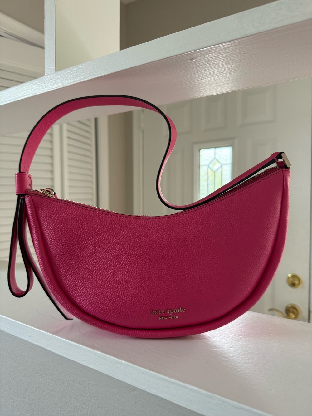 kate spade New York Hot Pink Smile Shoulder Bag